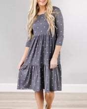 Carregar imagem no visualizador da galeria, Vestido Feminino Com Estampa De Bolinhas