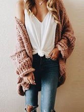 Carregar imagem no visualizador da galeria, Casaco De Malha Robusto De Tamanho Grande