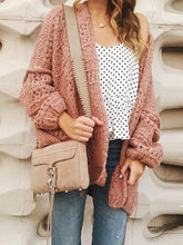 Carregar imagem no visualizador da galeria, Casaco De Malha Robusto De Tamanho Grande