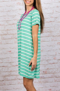 Vestido Feminino Listrado